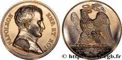 PRIMER IMPERIO Médaille, Napoléon Empereur et Roi, refrappe