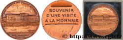 MONNAIE DE PARIS Médaille, Souvenir d’une visite à la Monnaie