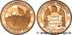 QUINTA REPUBLICA FRANCESA Médaille, Révolution Française, La Marseillaise