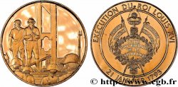 QUINTA REPUBLICA FRANCESA Médaille, Exécution du roi Louis XVI