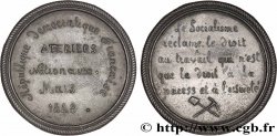 DEUXIÈME RÉPUBLIQUE Médaille, Ateliers nationaux