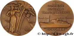 TROISIÈME RÉPUBLIQUE Médaille, Paquebot Colombie