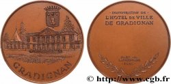 FUNFTE FRANZOSISCHE REPUBLIK Médaille, Inauguration de l’hôtel de Ville de Gradignan