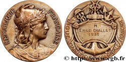 TROISIÈME RÉPUBLIQUE Médaille de récompense, Ligue maritime et coloniale française