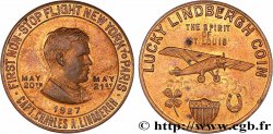 AÉRONAUTIQUE - AVIATION : AVIATEURS & AVIONS Médaille, Charles Lindbergh, Spirit of Saint Louis