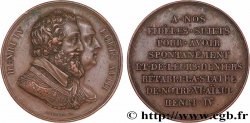 LUDWIG XVIII Médaille, Rétablissement de la statue de Henri IV le 28 octobre 1817
