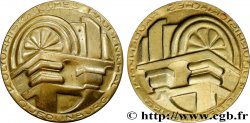 ALLEMAGNE Médaille, Monument historique et culturel de Quedlinburg, tirage incus