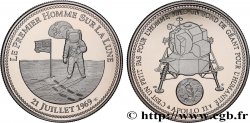 CONQUÊTE DE L ESPACE - EXPLORATION SPATIALE Médaille, Le premier homme sur la Lune