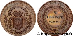 TERZA REPUBBLICA FRANCESE Médaille, Assistance publique, Quête pour les pauvres