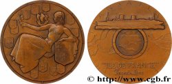 IV REPUBLIC Médaille, Compagnie Transatlantique, Île-de-France