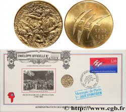 CINQUIÈME RÉPUBLIQUE Médaille Du Bicentenaire de la Révolution Française