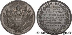 DEUXIÈME RÉPUBLIQUE Médaille, Société ouvrière Les Voraces