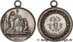AMOUR ET MARIAGE Médaille de mariage, transformée en pendentif BB/q.BB
