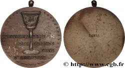 FUNFTE FRANZOSISCHE REPUBLIK Médaille, Commanderie des grands vins