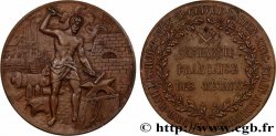TERCERA REPUBLICA FRANCESA Médaille, Compagnie française des métaux
