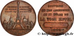 DRITTE FRANZOSISCHE REPUBLIK Médaille de l’ascension de la Tour Eiffel (Sommet)