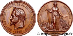 SECOND EMPIRE Médaille, Napoléon III, Chambre de commerce de Lille