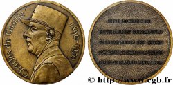 FUNFTE FRANZOSISCHE REPUBLIK Médaille, Charles de Gaulle, Souscription de la collection des oeuvres complètes
