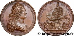 LOUIS XV DIT LE BIEN AIMÉ Médaille, Nicolas de Launay, Visite de la monnaie EBC