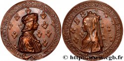 LOUIS XII LE PÈRE DU PEUPLE Médaille, Mariage de Louis XII et Anne de Bretagne, refrappe moderne SUP