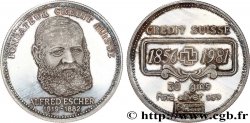 BANQUES - ÉTABLISSEMENTS DE CRÉDIT Médaille, Alfred Escher, fondateur du Crédit Suisse
