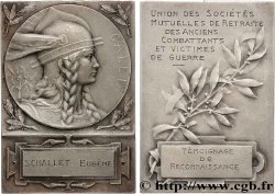 INSURANCES Plaquette, Gallia, Union des sociétés mutuelles de retraite des anciens combattants et victimes de guerre
