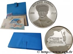 CINQUIÈME RÉPUBLIQUE Enveloppe “Timbre médaille”, Centenaire de Roland Garros