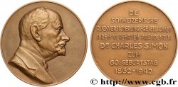 INSURANCES Médaille, La Suisse, Compagnie de Réassurance, Docteur Charles Simon