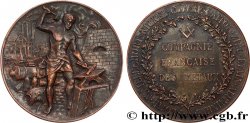 DRITTE FRANZOSISCHE REPUBLIK Médaille, Compagnie française des métaux