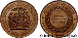 TERCERA REPUBLICA FRANCESA Médaille, Souvenir du congrès international des sciences géographiques