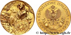 DINAMARCA - REINO DE DINAMARCA - FEDERICO VIII Médaille, Exposition italienne de Copenhague