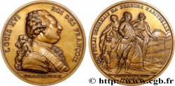 LOUIS XVI Médaille de l’arrivée du roi à Paris, refrappe