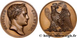 PRIMO IMPERO Médaille, Napoléon Empereur et Roi, refrappe