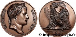PREMIER EMPIRE Médaille, Napoléon Empereur et Roi, refrappe