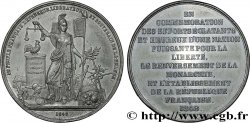 DEUXIÈME RÉPUBLIQUE Médaille, Commémoration des efforts éclatants