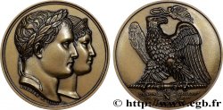 PREMIER EMPIRE / FIRST FRENCH EMPIRE Médaille, Mariage de Napoléon et Marie-Louise, refrappe