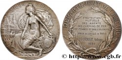 DRITTE FRANZOSISCHE REPUBLIK Médaille, ville de Paris, Mutuelle des agents des chemins de fer de France et des colonies