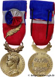 QUINTA REPUBLICA FRANCESA Médaille d’honneur du Travail, Ministère du Travail, Or