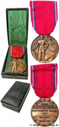 QUINTA REPUBLICA FRANCESA Médaille, Syndicat des entrepreneurs de travaux publics