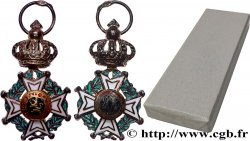BELGIQUE - ROYAUME DE BELGIQUE - LÉOPOLD II Médaille, Ordre de Léopold II, Chevalier, miniature