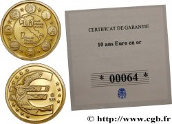 QUINTA REPUBLICA FRANCESA Médaille, 10 ans de l’Europe