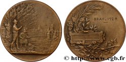 TERCERA REPUBLICA FRANCESA Médaille, Pêche à Bray