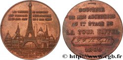 TERZA REPUBBLICA FRANCESE Médaille de l’ascension de la Tour Eiffel (1er étage)