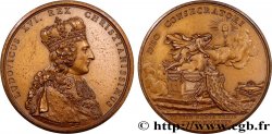 LOUIS XVI Médaille, Sacre de Louis XVI à Reims, refrappe