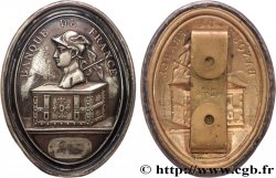 III REPUBLIC Plaque d’identité d’encaissement d’agent de la Banque de France XF