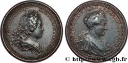 LORRAINE Médaille, Léopold I duc de Lorraine et Bar, Élisabeth Charlotte d Orléans