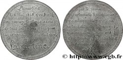 DEUXIÈME RÉPUBLIQUE Médaille, Vive Lamartine