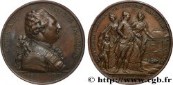LOUIS XVI Médaille de l’arrivée du roi à Paris