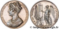 LOUIS XVIII Médaille, Valeur et fidélité, Marie-Thérèse, duchesse d’Angoulême, Visite des champs vendéens TTB