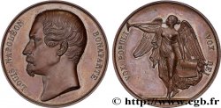 DEUXIÈME RÉPUBLIQUE Médaille pour le plébiscite en faveur du président Louis Napoléon